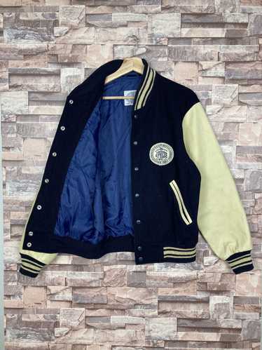 ジャケット・アウター J.Press varsity jacket wool leather Classic Varsity Jacket - Green | Pennant Label - J. Press