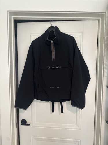 トップス Acne Studios / Half Zip Polo Miu Miu Polo Sweater in Blue | FWRD