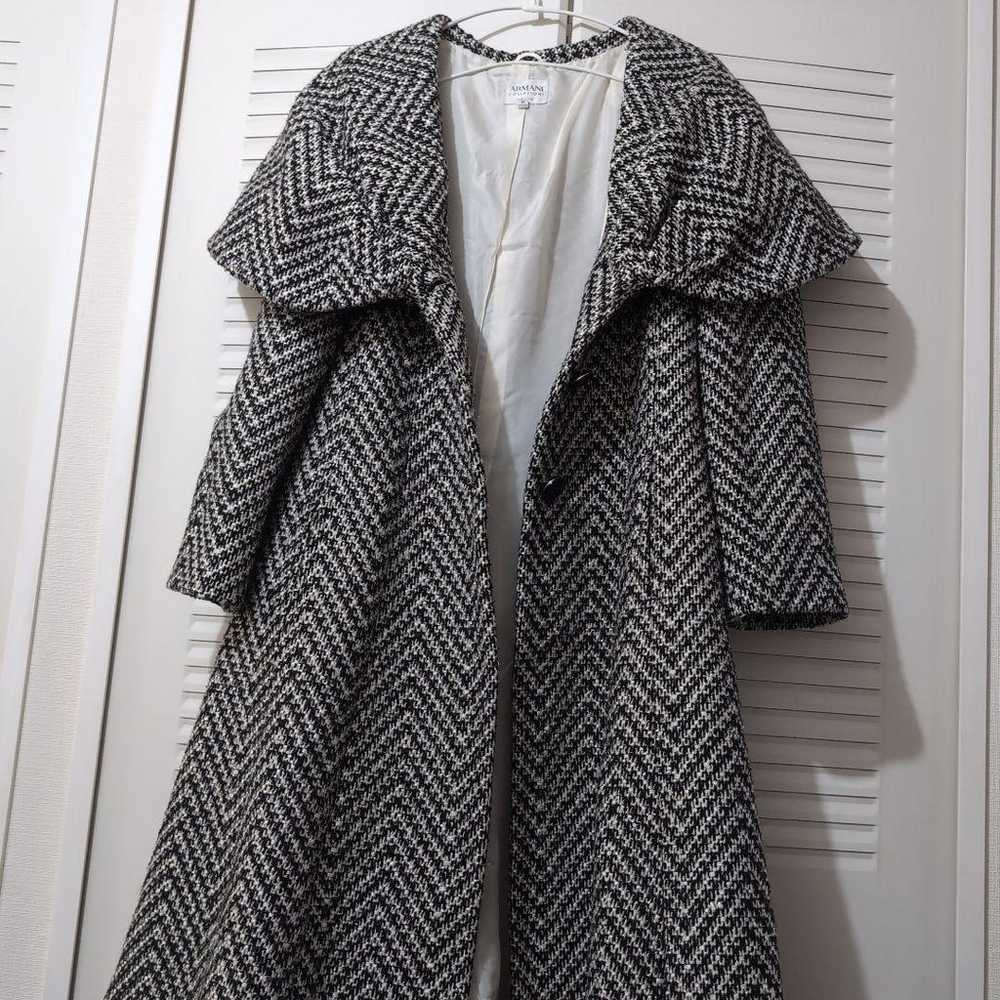 専用 ARMANI COLLEZIONI ロンググレー カシミヤ▲51 ARMANI COLLEZIONI Long Coat