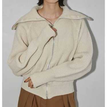 TODAYFUL Wool Zip Knit ベージュ TODAYFUL Wool Zip Knit ベージュ - メルカリ