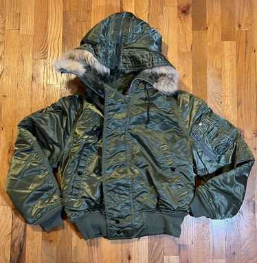 Military surplus bomber jacket. - Gem