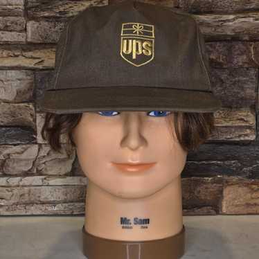 UPS ブラウンキャップ スナップバック　80s ビンテージ Vintage ups hat - Gem