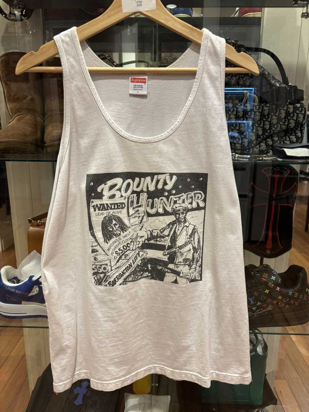 正規【supreme】Levy ＆ Bounty Hunter Tank Top Supreme Barrington Levy Jah Life Bounty Hunter Tank Top