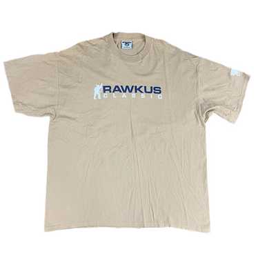 RAWKUS RECORDS Tシャツ XLサイズ バーガンディ　オリジナル 古着 ヴィンテージ RAP TEE Rawkus Records Tシャツ XL - メルカリ