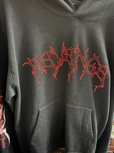REVENGE × City Morgue Grim Reaper Red Logo Hoodie｜関送無料 REVENGE × City Morgue Grim Reaper Red Logo Hoodie｜関送無料