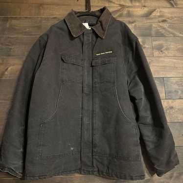 USA製 80's Carhartt Detroit Duck Jacket Custom Carhartt Duck Detroit Jacket - Embroidered - Design