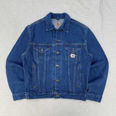 vintage carhartt denim tracker jacket 濃濃 Carhartt × Streetwear × Vintage Vintage carhartt Denim