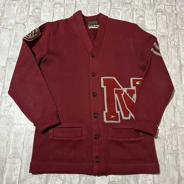 【でんじゅん】50s LETTERMAN'Sヴィンテージカーディガン60s 50年代 USA製 ヴィンテージ レタードカーディガン