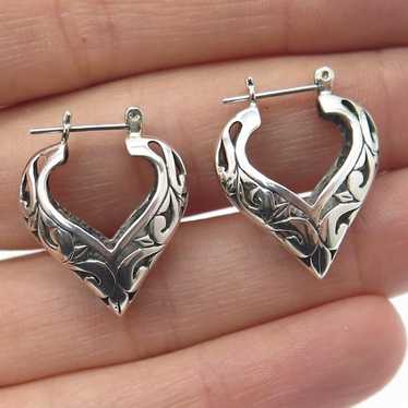 Chrome hearts scroll hoop - Gem