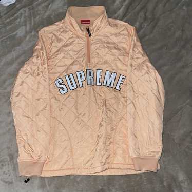 Supreme Logo Half Zip Pullover - Gem