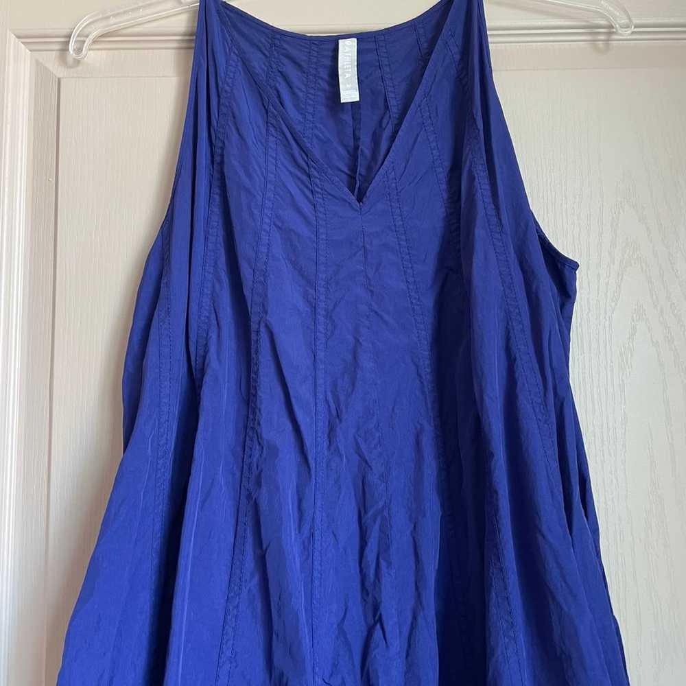 Athleta Canopy Parachute Dress Poseidon Blue Size… - image 2