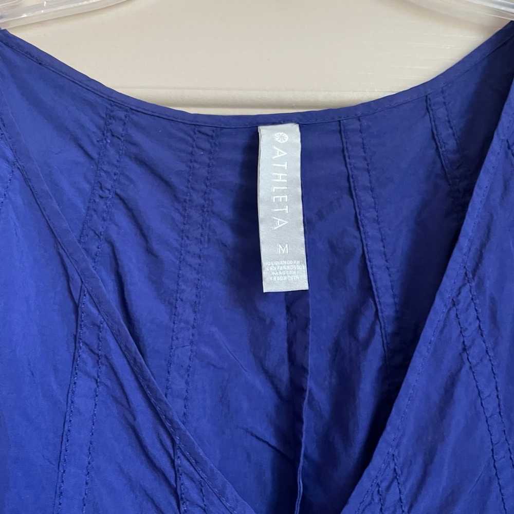 Athleta Canopy Parachute Dress Poseidon Blue Size… - image 4