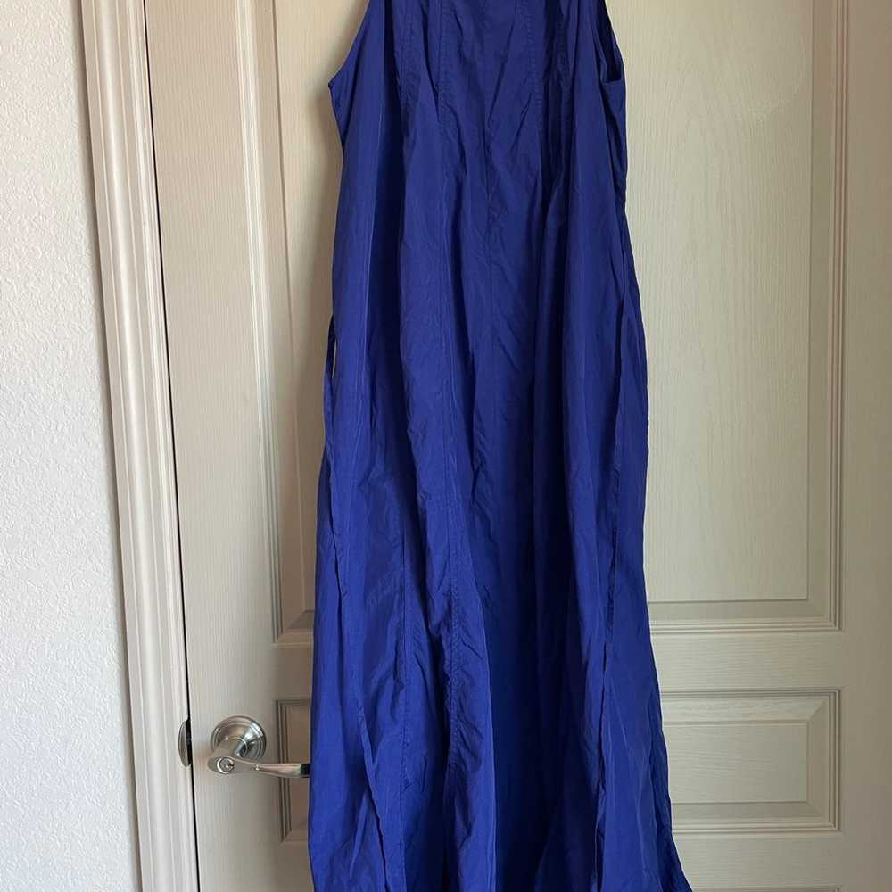 Athleta Canopy Parachute Dress Poseidon Blue Size… - image 5