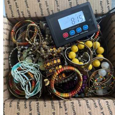 Over 8 Lbs Filled Of Vintage And Costume Bracelets - image 1