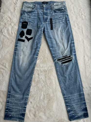 Amiri denim patch jeans - Gem
