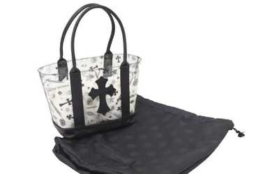 ★クロムハーツ★Triple Cemetery Cross Mini Tote Bag Chrome Hearts Chrome Hearts Triple Cemetery Cross Leather