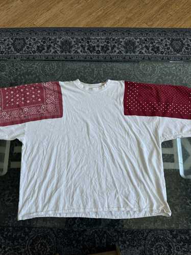 KAPITAL❁アメリカ製ヴィンテージバンダナ使用Tシャツ KAPITAL BANDANA HUGE TEE WHITE 3 80JF6628 | BRAND BUYERS OSAKA
