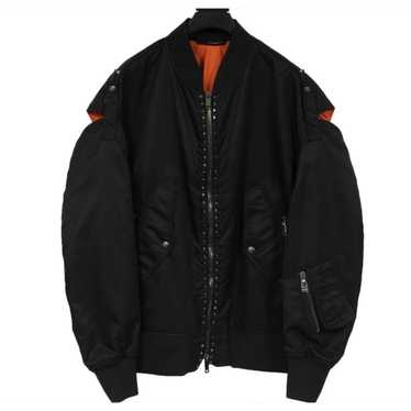 ジャケット・アウター valentino melton bomber jacket Valentino Garavani logo-embroidered Bomber Jacket | Black