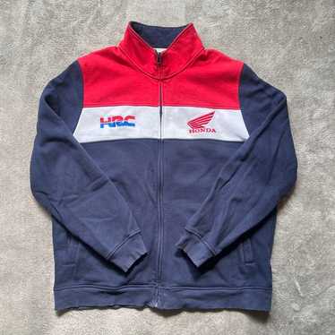 HONDA HRC ウィンドブレーカー ネイビー/グレー　サイズL HONDA HRC ウィンドブレーカー ネイビー/グレー サイズL - メルカリ