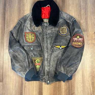type g 1 leather jacket - Gem