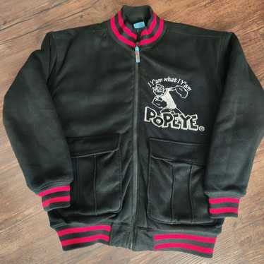 ジャケット・アウター 80s usmade Sleeve leather stadium jumper LONE STAR Leather Stadium Jacket Size S Navy x Gray VINTAGE