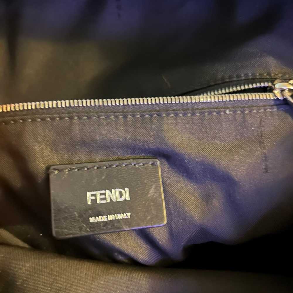 FENDI Authentic Backpack Nylon Leather Black - image 4