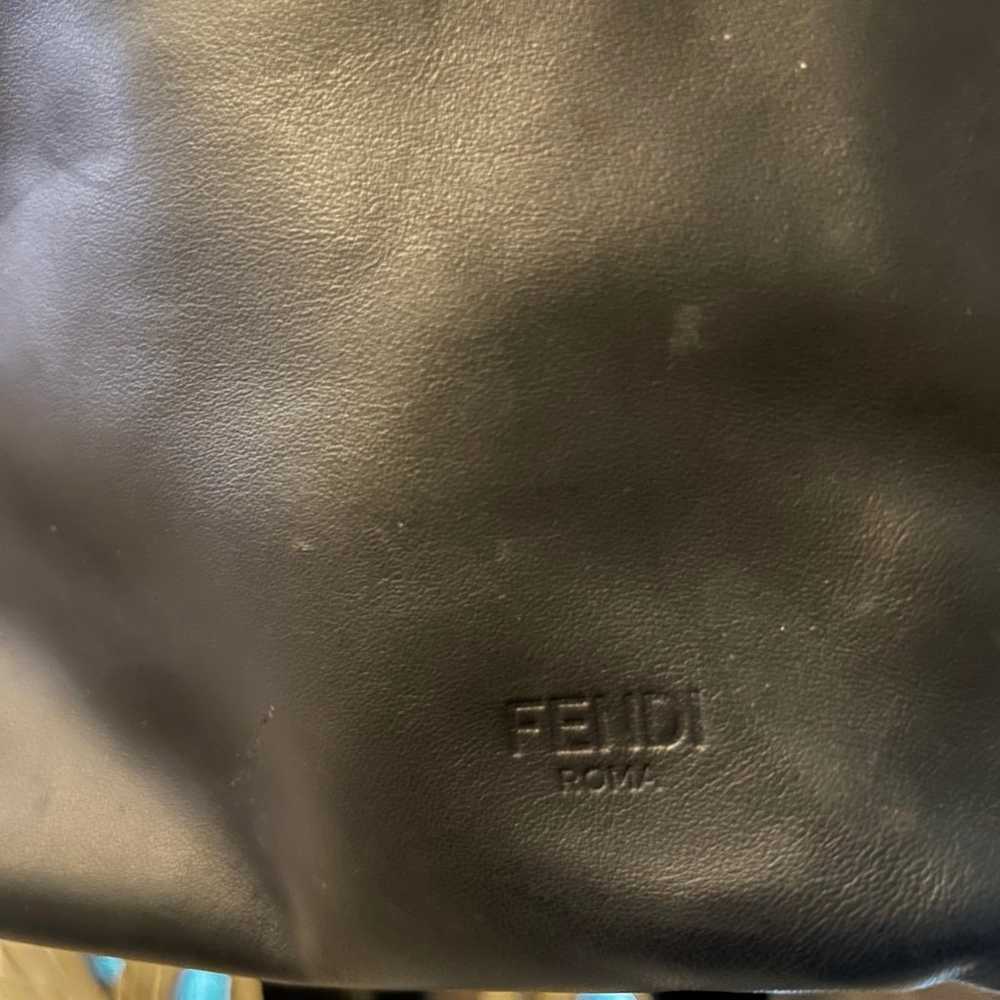 FENDI Authentic Backpack Nylon Leather Black - image 6