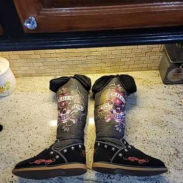 Ed hardy knee high - Gem