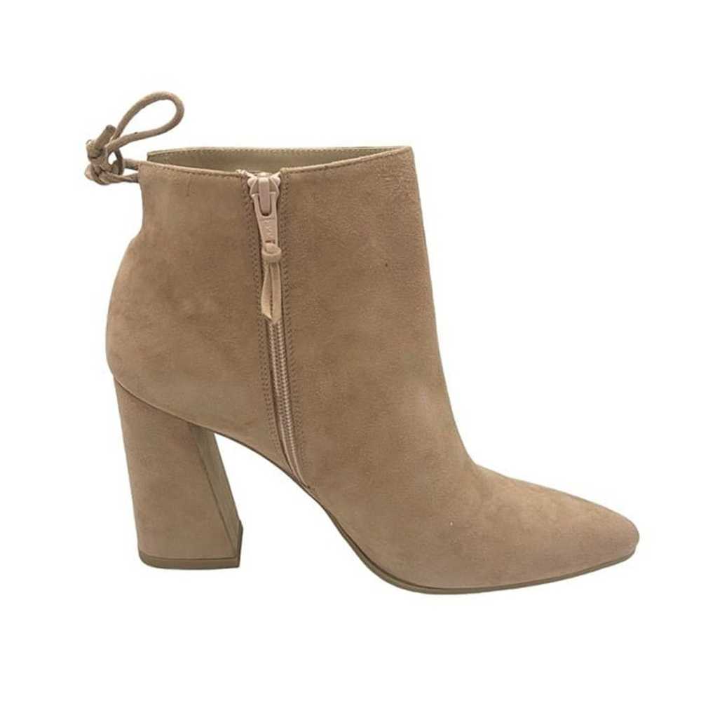 Stuart Weitzman Grandiose Tie Back Suede Heeled B… - image 3