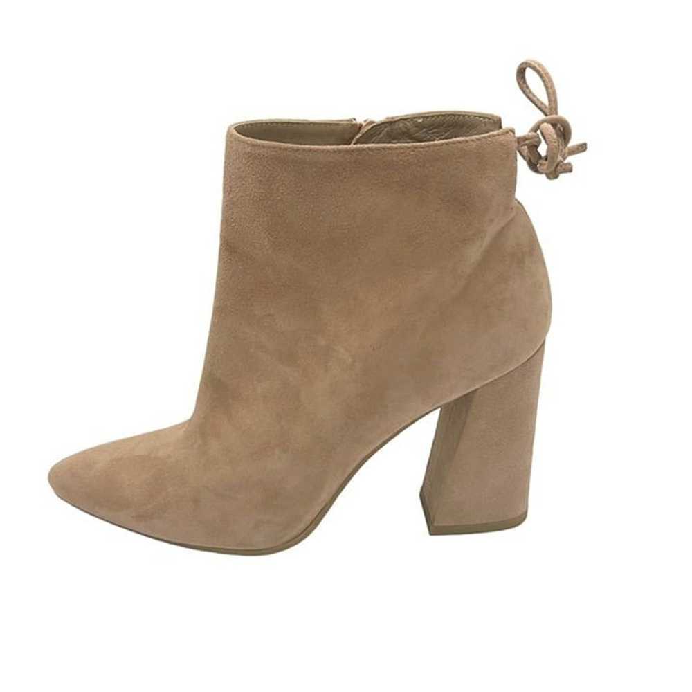 Stuart Weitzman Grandiose Tie Back Suede Heeled B… - image 4