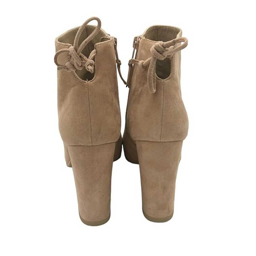 Stuart Weitzman Grandiose Tie Back Suede Heeled B… - image 6