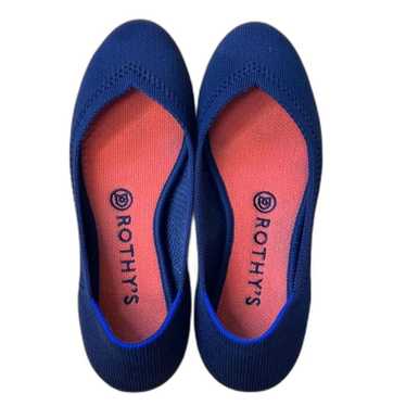 Rothys Rothy's Maritime Blue Flats Size 7 - image 1