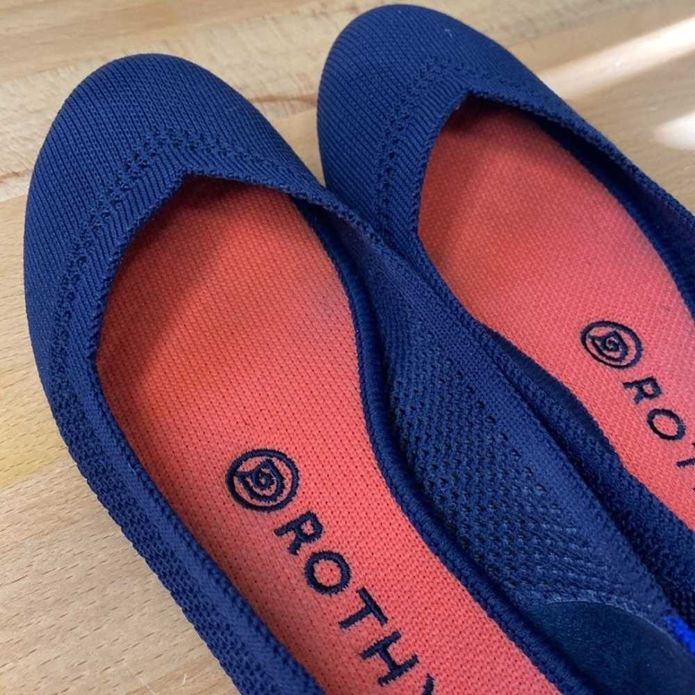 Rothys Rothy's Maritime Blue Flats Size 7 - image 2