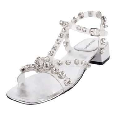 Jeffrey Campbell Embellished Block Heel Sandals i… - image 1