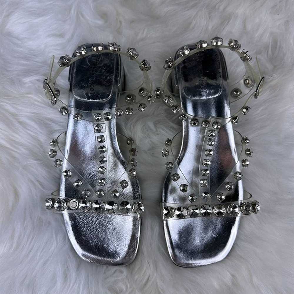 Jeffrey Campbell Embellished Block Heel Sandals i… - image 2