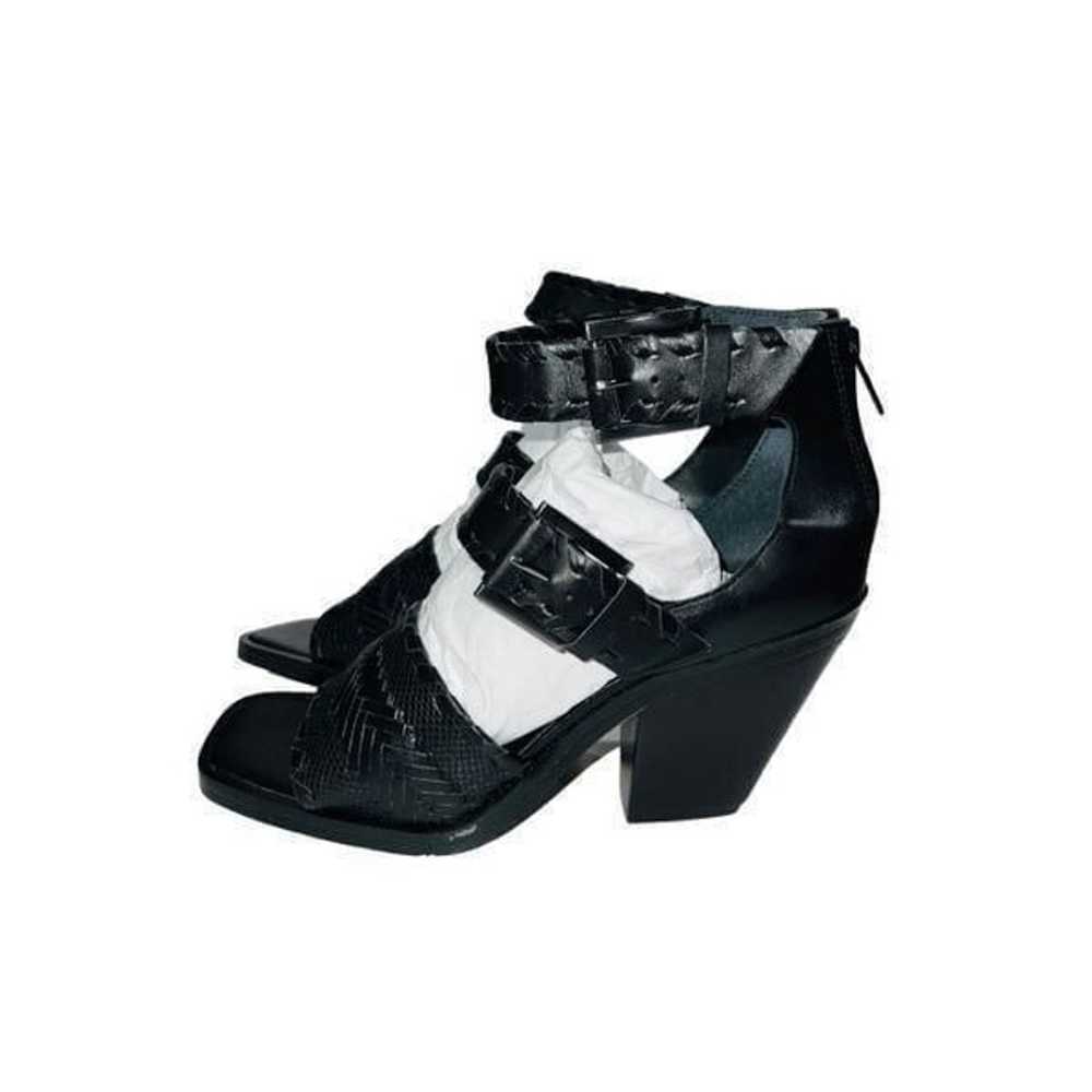 Vince Camuto Black Leather Suraylin Sandal Block … - image 4