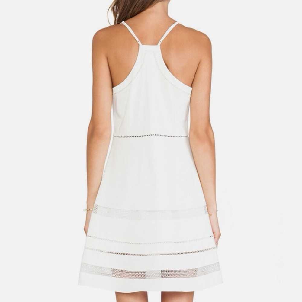 Parker Whitefield fit & flare mesh dress - image 2