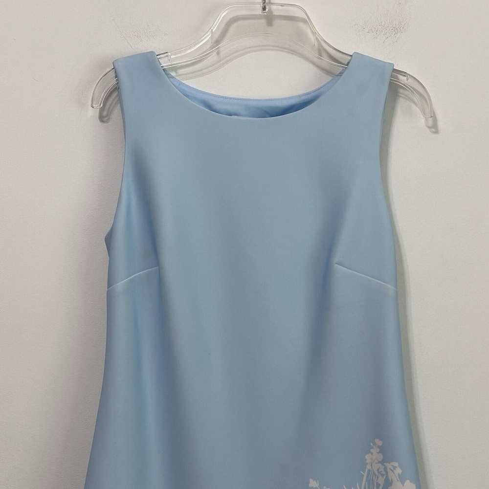 Calvin Klein Dress 8 Sleeveless Blue Floral Scuba… - image 3