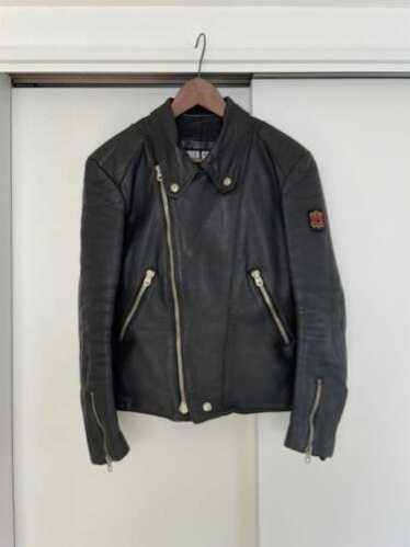 ジャケット・アウター archive undercover uism leather jacket 2 30th Anniversary Leather sleeve down jacket｜UNDERCOVER