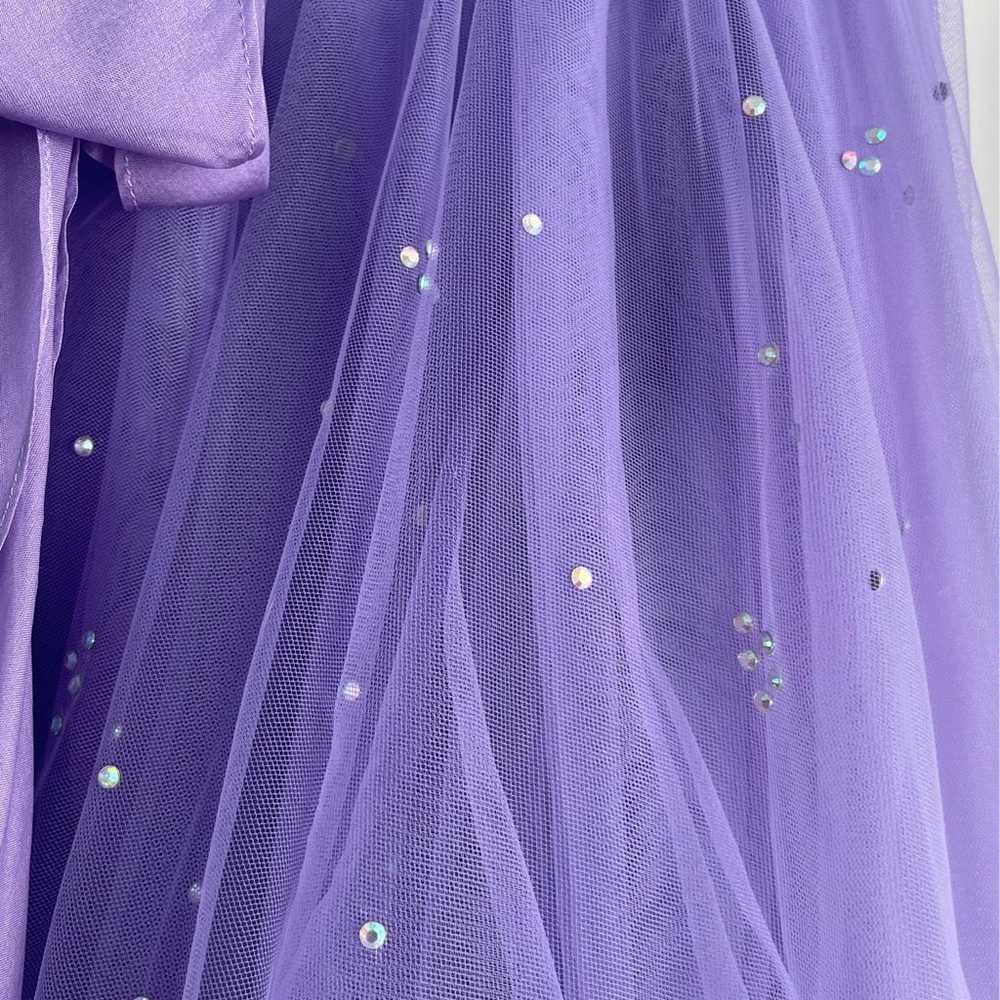 sherri hill purple prom dress - image 5