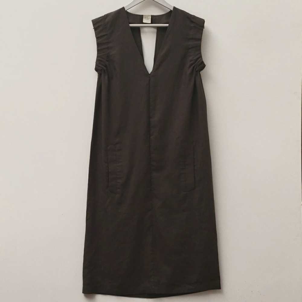 Simple By Trista 100% Linen Sleeveless Midi Dress… - image 1