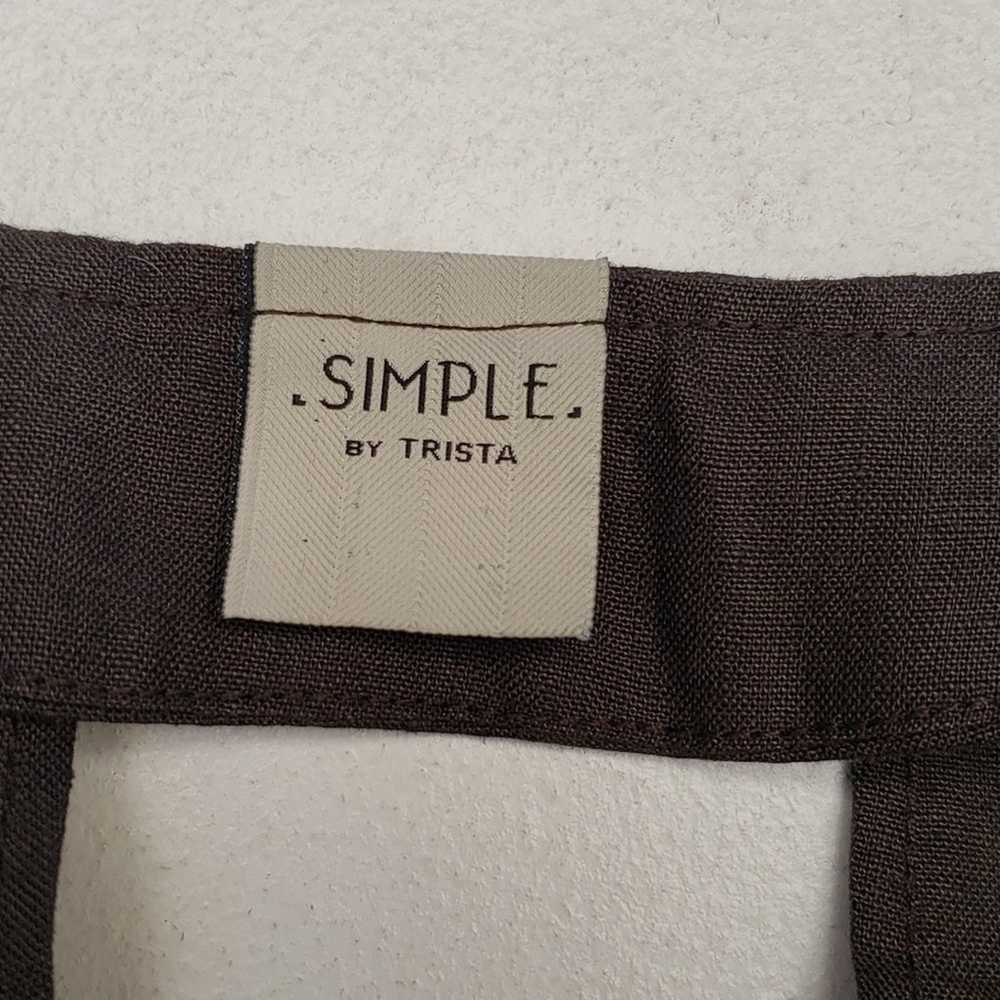 Simple By Trista 100% Linen Sleeveless Midi Dress… - image 6