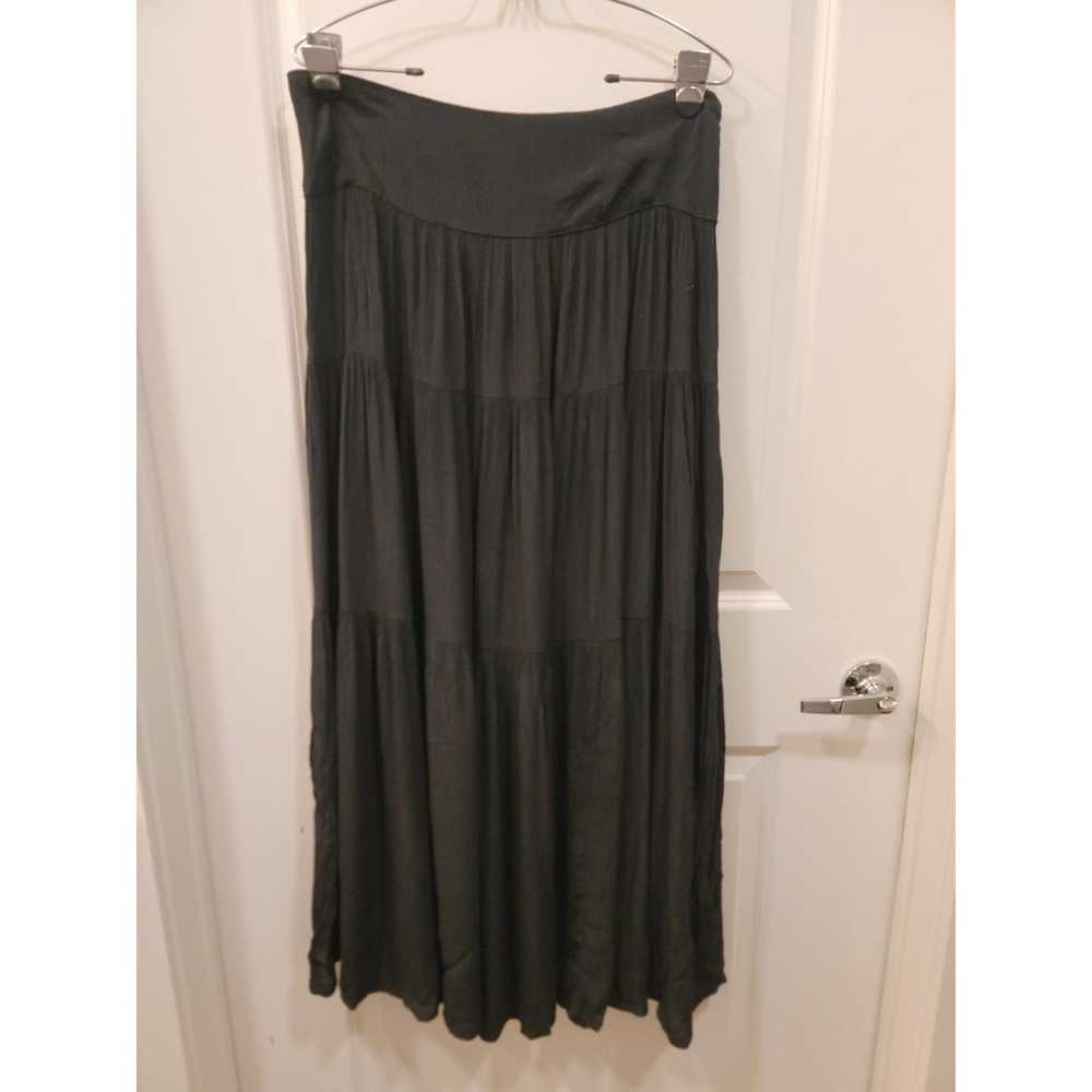 Maisa Copenhagen Sable Tiered Maxi Skirt - image 3