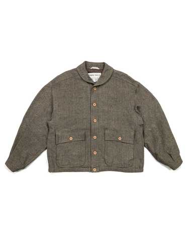 80s 90s EMPORIO ARMANI Vネックニット archive Rare Vintage 80's GIORGIO ARMANI Golden Eagle Knitted Logo