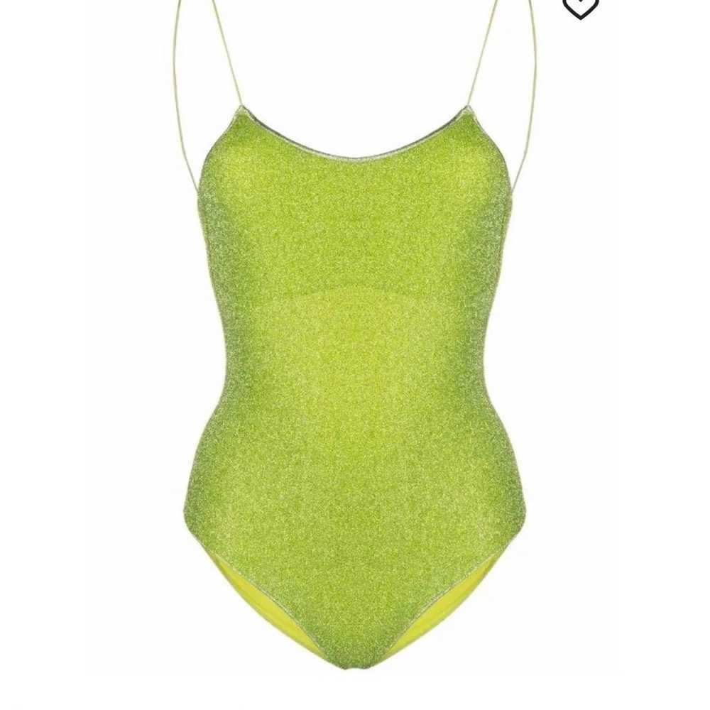 ワンピース水着 Oseree SS25 LUMIERE LUREX SPORTY MAILLOT (LIS250 GOLD) Lumière Sporty Maillot