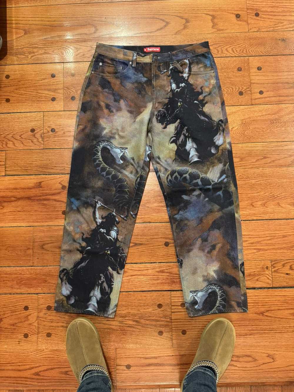 Supreme Supreme Frank Frazetta Loose Fit Denim Je… - image 1