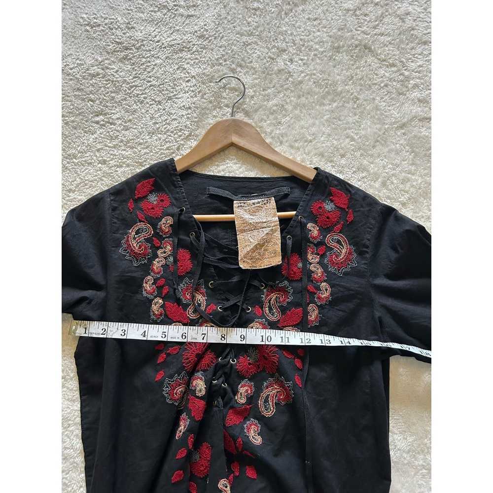 Da-Nang Y2K Floral Blouse Size Small - image 2