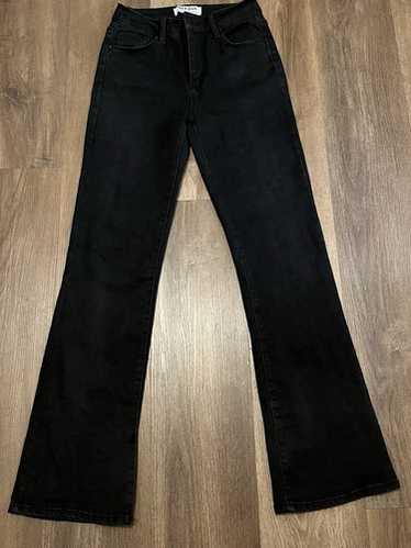 パンツ Black wax boots cut denim Wax Jeans Womens/Juniors Luscious Basic Bootcut/Straight