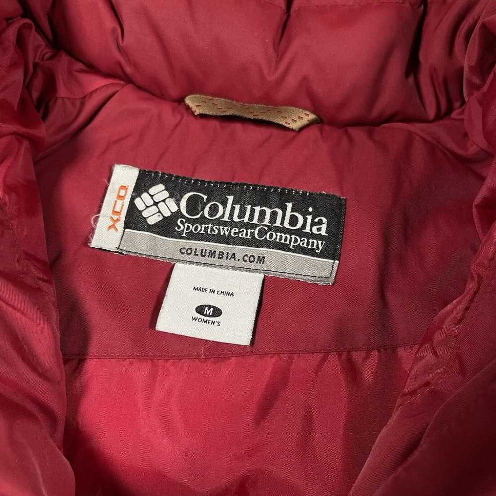 Columbia XCO Women's Medium Red Long Puffer Down … - image 5