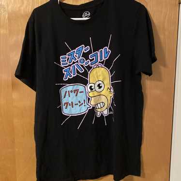 希少 Simpsons Tシャツ 00s シンプソンズ HOMER BLACK 00s The Simpsons シンプソンズ バート EAT MY SHORTS